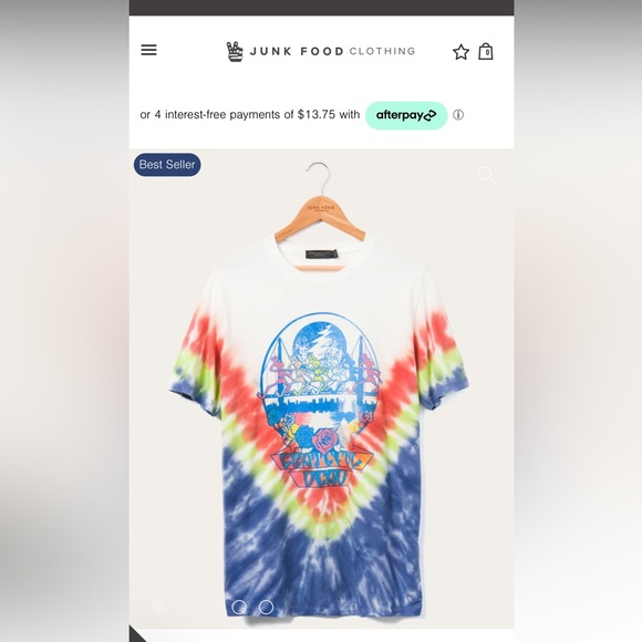 Junk food Clothing Grateful Dead Summer Tour Vintage Tee - Picture 2 of 8